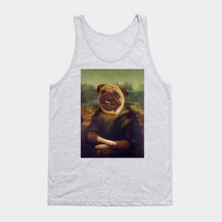 Mona Lisa Pug Tank Top